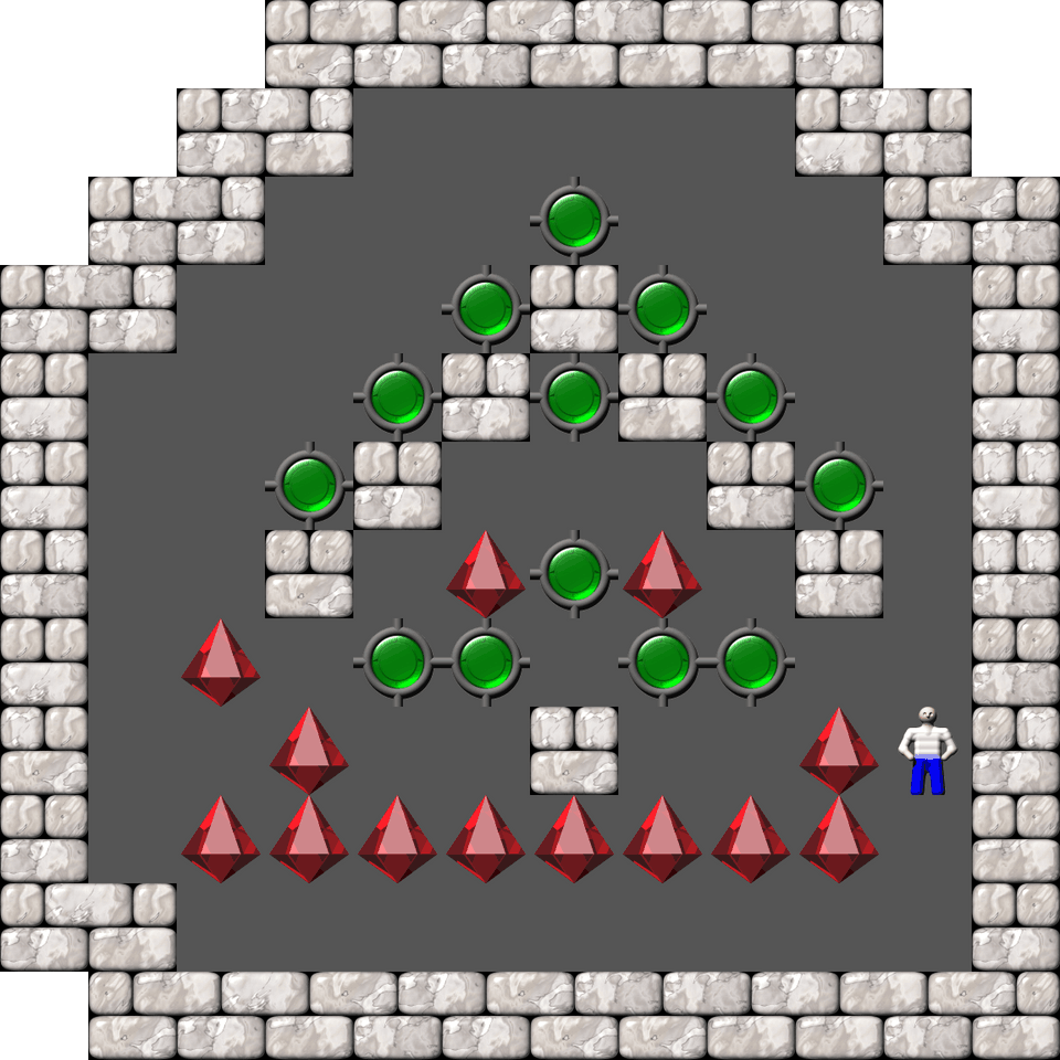 Sokoban Mass Remodel level 1688